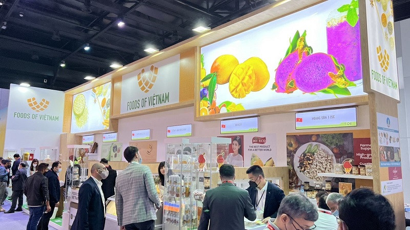 Hội chợ quốc tế về thực phẩm và đồ uống Gulfood Dubai 2022 chính thức khai mạc vào ngày 13/2 tại Trung tâm triển lãm DWTC, Tp Dubai, UAE.