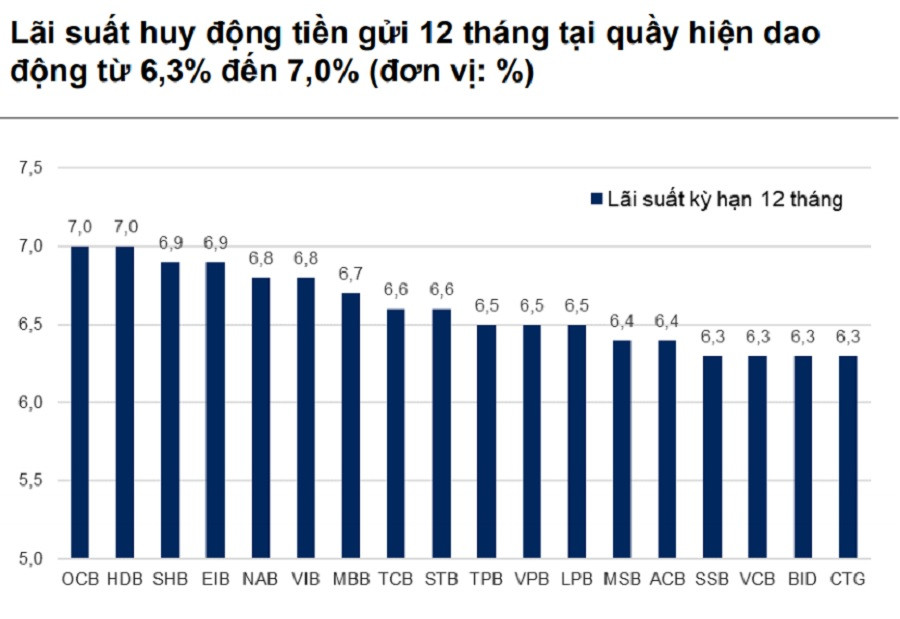 Lãi suất của các NHTM có đợt điều chỉnh đầu tháng 8, song ít điều chỉnh kỳ hạn 