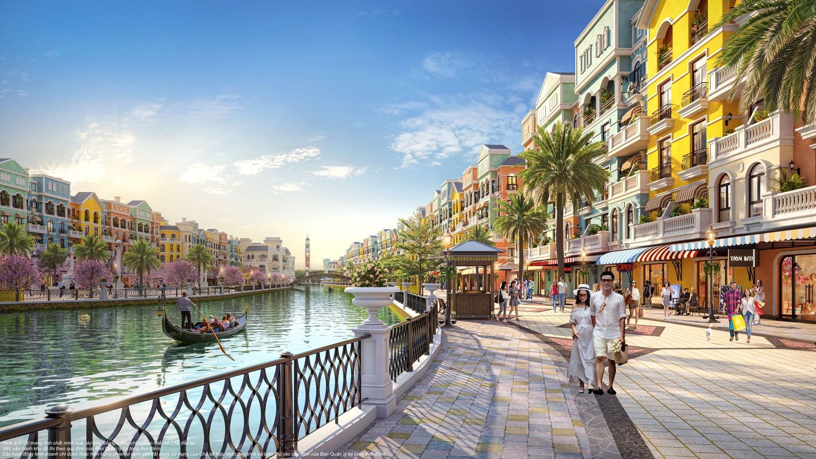 Các căn shop ở phân khu Venice nằm ở vị trí đắc địa, với mặt tiền rộng, được thiết kế và quy hoạch để tối ưu nhận diện thương mại, công năng sử dụng, cũng như không gian thưởng ngoạn.