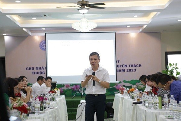 Ông Dương Tuấn Đức nêu tình hình lạm dụng, trục lợi quỹ BHYT và kết quả thực hiện công tác giám định BHYT thời gian qua.