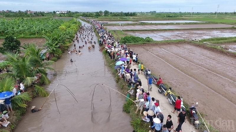 Lễ hội đùa nơm tại xã An Thanh, huyện Tứ Kỳ, tỉnh Hải Dương