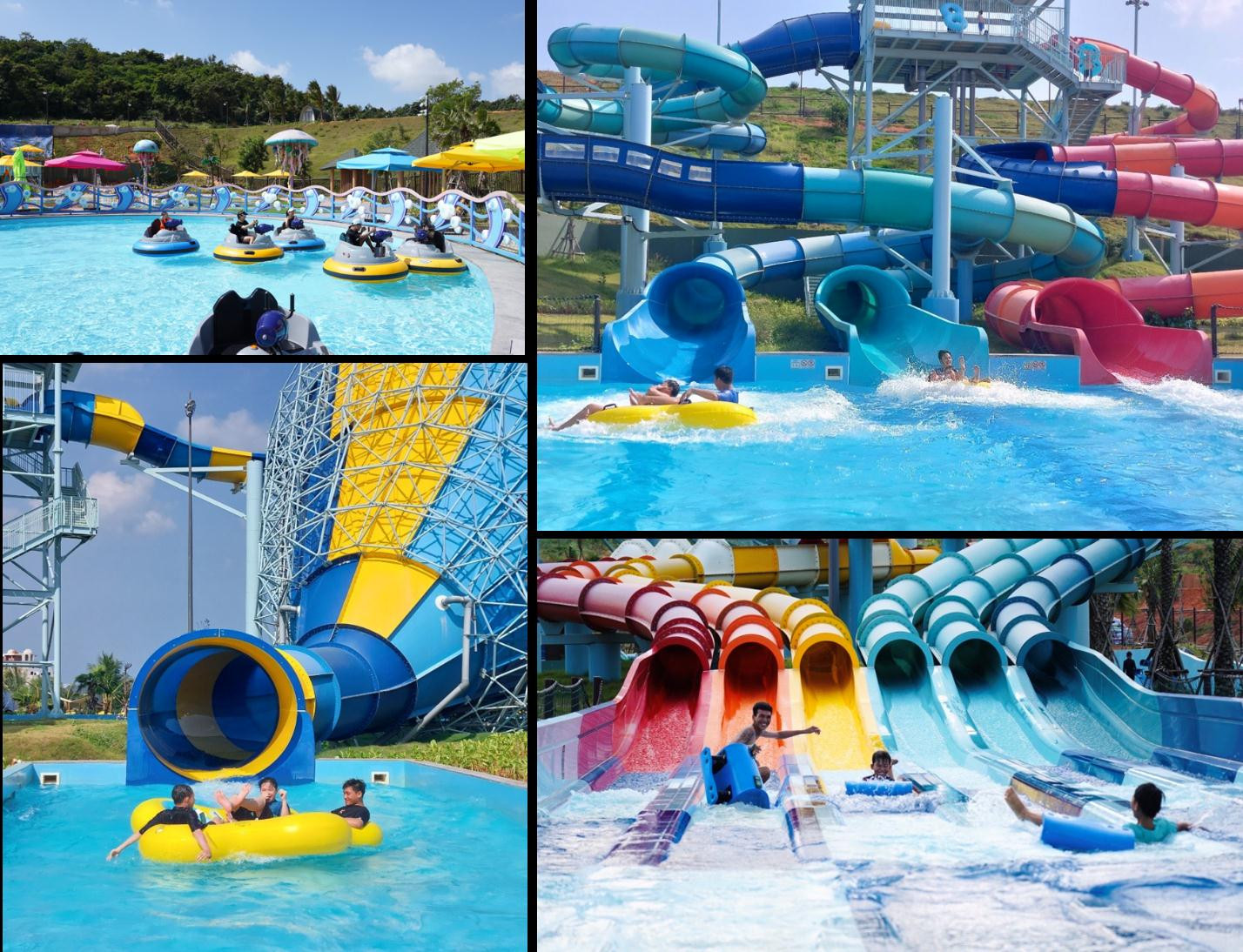 Sảng khoái - Hào hứng là cảm xúc chung của các “chiến binh” khi vui chơi tại công viên nước Wonderland Water Park