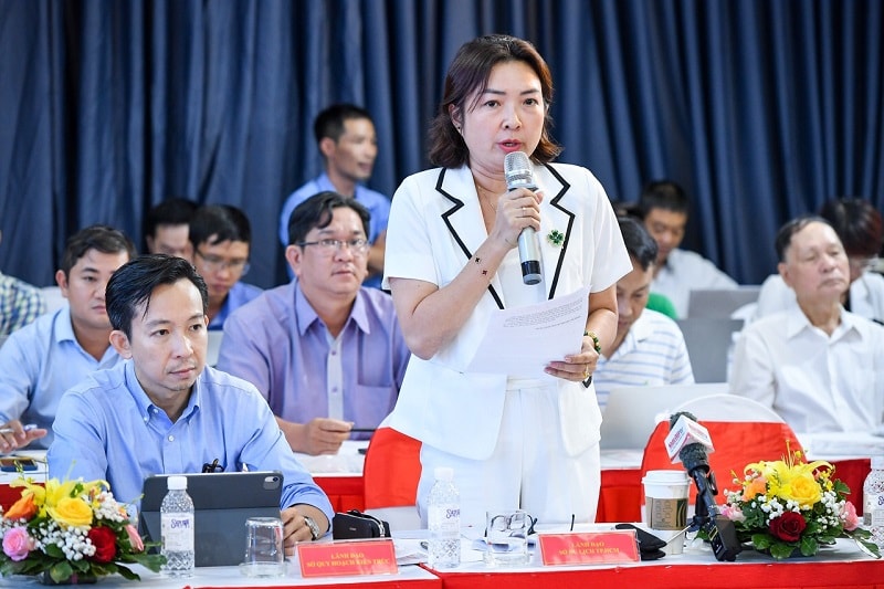 Bà Bùi Thị Ngọc Hiếu, chia sẻ về tiềm năng phát triển du lịch đường thủy của TP HCM
