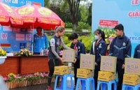 Sôi động chặng đua chung kết mùa giải xe đạp quốc tế truyền hình Bình Dương năm 2023