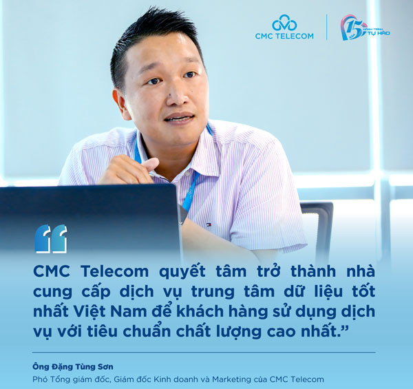 P.TGD/GD Kinh doanh và Marketing CMC Telecom, ông Đặng Tùng Sơn chia sẻ