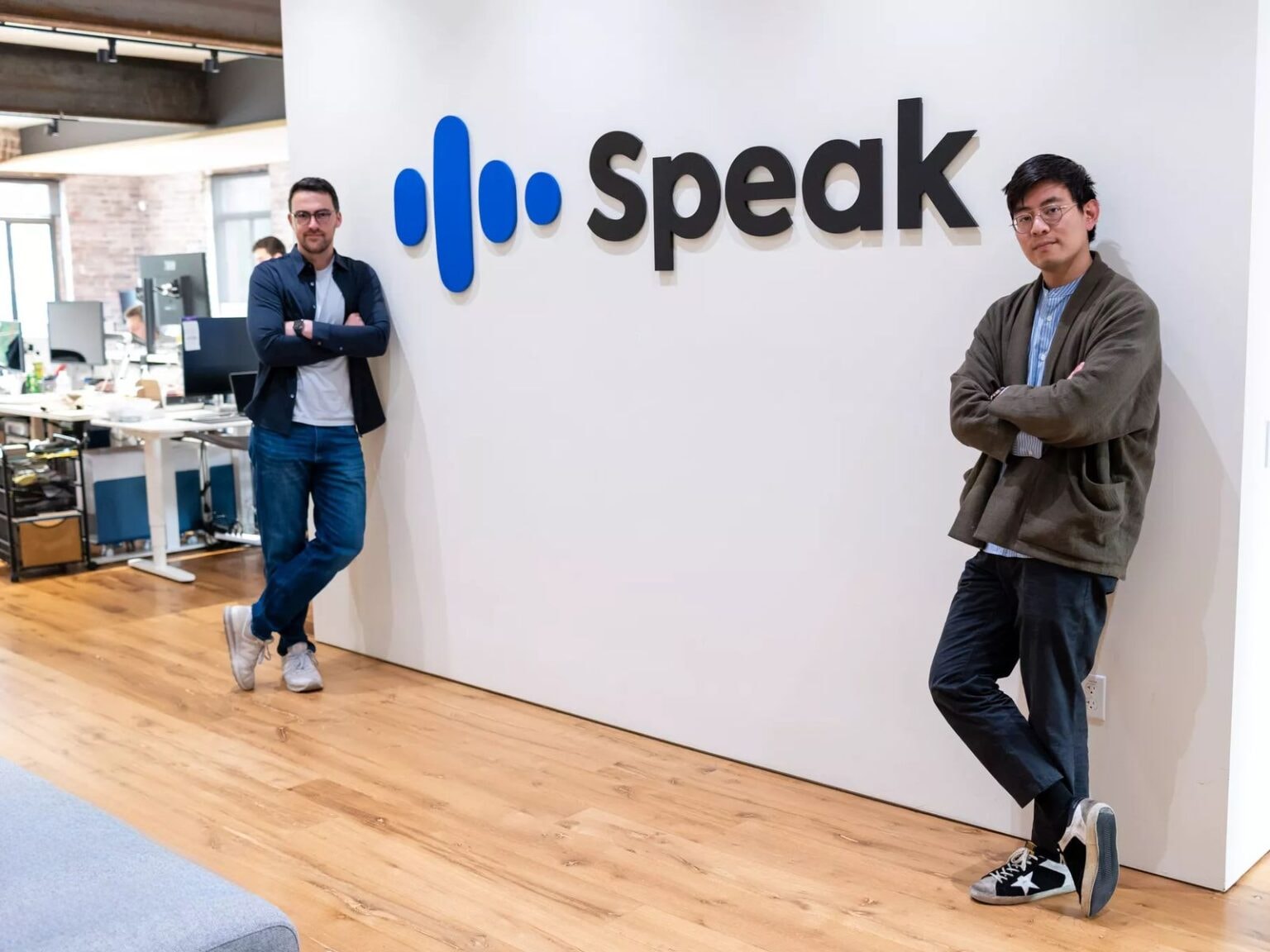 Hai đồng sáng lập Connor Zwick (trái), CEO và người sáng lập Speak (Ảnh: Speak.com)