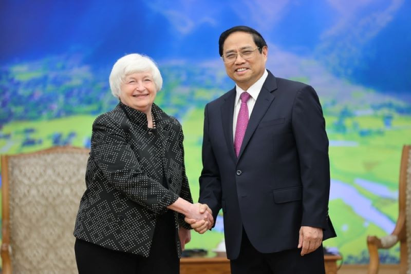 Bộ trưởng Tài chính Mỹ Janet Yellen cho rằng Việt Nam là một đối tác quan trọng của Mỹ