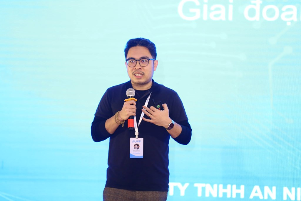 Ông Hà Thế Phương - Tổng Giám đốc CMC Cyber Security cho biết doanh nghiệp ghi dấu ấn trên thị trường với nhiều sản phẩm An toàn thông tin mạng (Ảnh CMC)