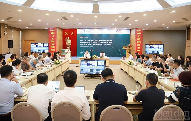Toàn cảnh Hội thảo Góp ý Dự thảo Nghị định thay thế Nghị định 72/2013/NĐ-CP về quản lý, cung cấp, sử dụng dịch vụ internet và thông tin trên mạng