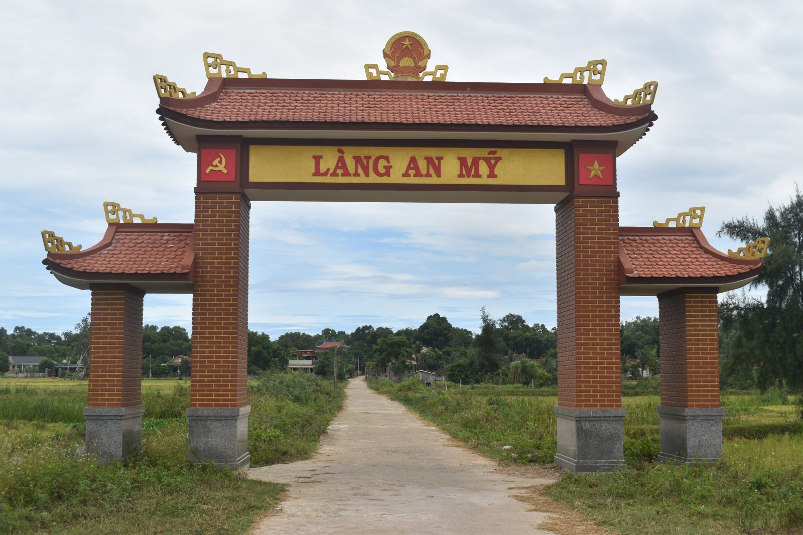 Làng An Mỹ thanh bình (Ảnh: Khắc Trà)