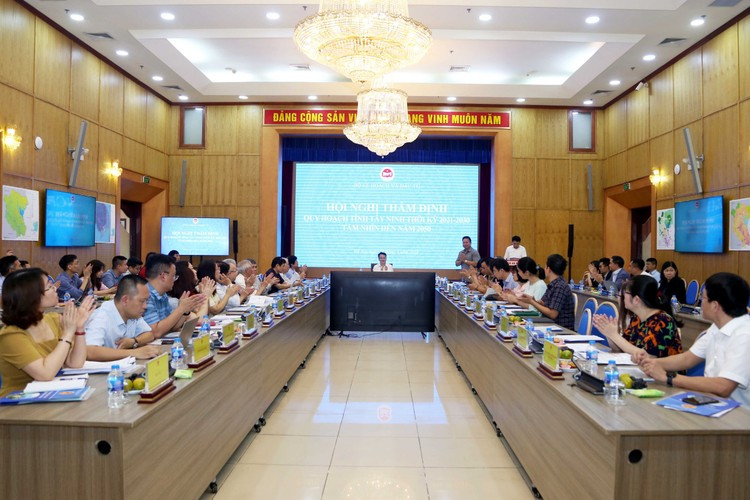 Hội nghị thẩm định Quy hoạch tỉnh Tây Ninh thời kỳ 2021 - 2030, tầm nhìn đến năm 2050, ngày 21/4/2023. 