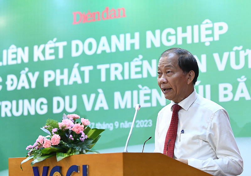 Ông Hoàng Quang Phòng, Phó Chủ tịch VCCIp/phát biểu tại Diễn đàn