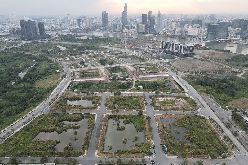 vụ đấu giá đất tại khu đô thị mới Thủ Thiêm, TP. Hồ Chí Minh liên quan đến Tập đoàn Tân Hoàng Minh được cho là một trong những ví dụ điển hình của tình trạng - Ảnh minh họa: ITN