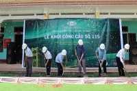 Nhựa Tiền Phong: Khởi công cầu nối yêu thương số 115 tại Hòa Bình