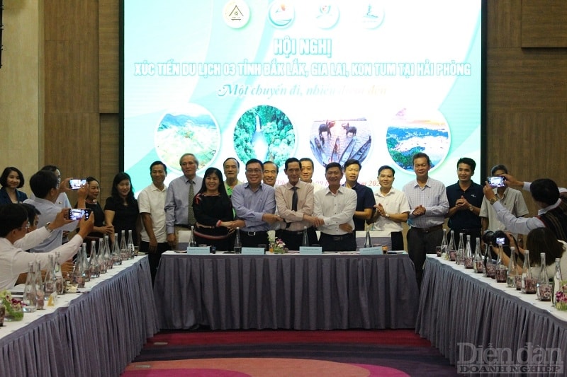 3 tỉnh Đắk Lắk - Gia Lai - Kon Tum đã ký kết chương trình hợp tác phát triển du lịch với TP Hải Phòng