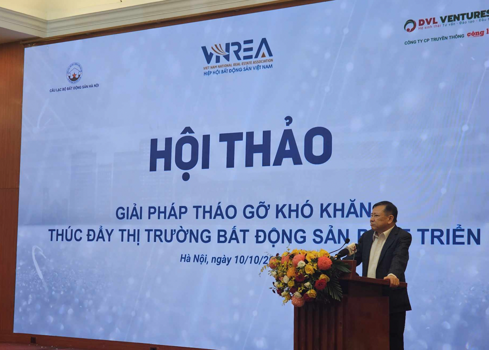 TS. Nguyễn Văn Khôi - Chủ tịch Hiệp Hội bất động sản Việt Nam, nguyên Phó Chủ tịch UBND Thành phố Hà Nội