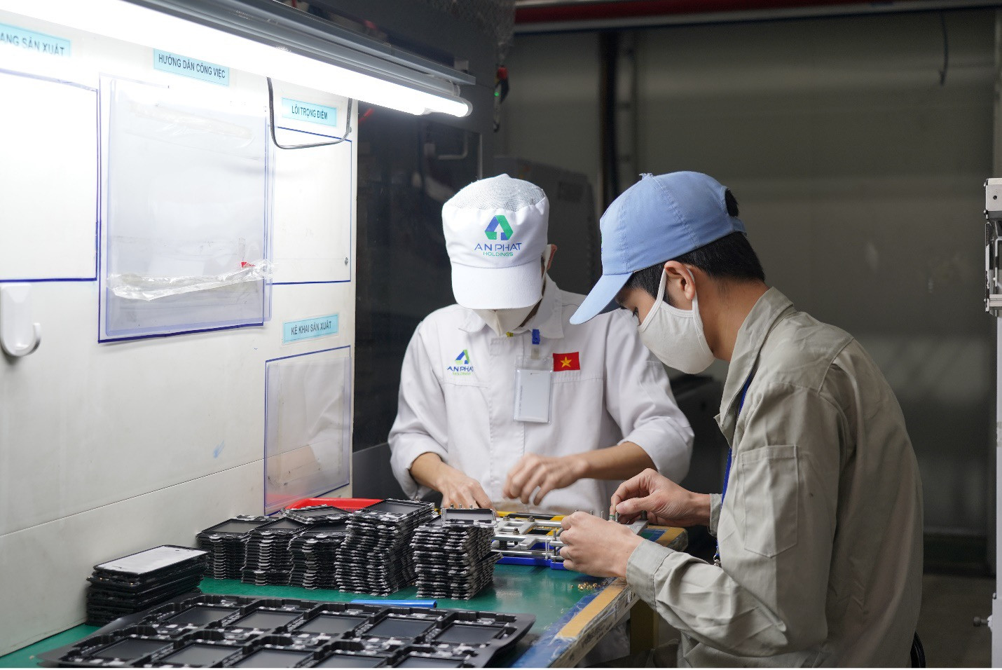 Sản xuất linh kiện nhựa kỹ thuật cao tại nhà máy An Trung Industries, thuộc KCN An Phát