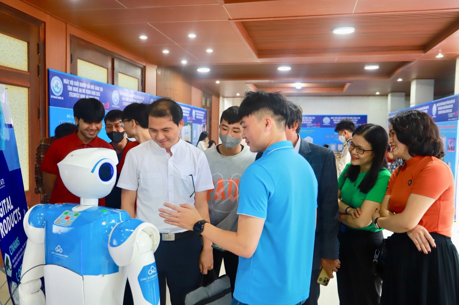 Viện Nghiên cứu Ứng dụng Công nghệ CMC (CMC ATI) mang đến sự kiện Techfest Nghệ An 2023 nhiều sản phẩm công nghệ dẫn đầu trên thị trường.