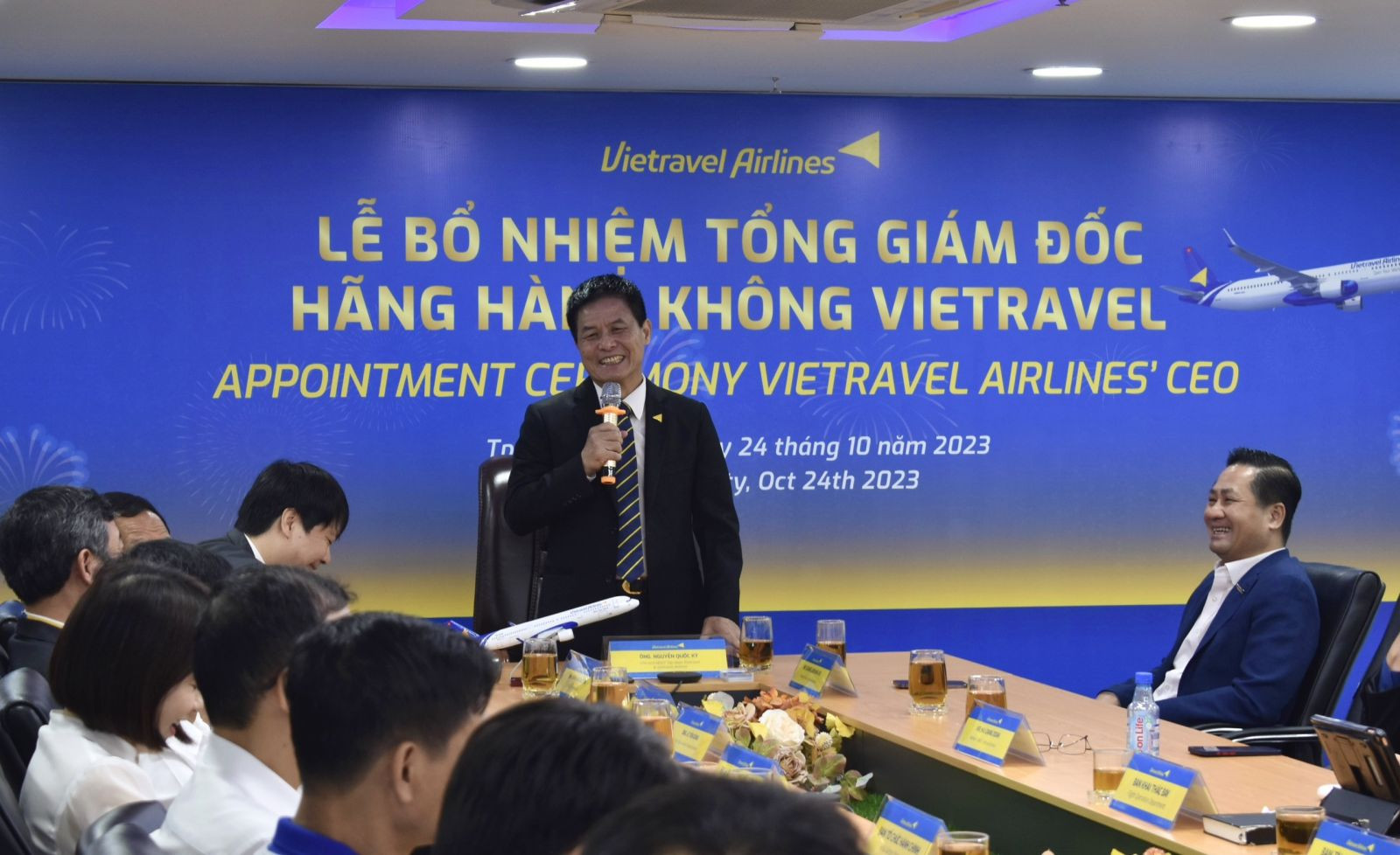 Ông Nguyễn Quốc Kỳ - Chủ tịch Hội đồng Quản trị Vietravel Airlines 