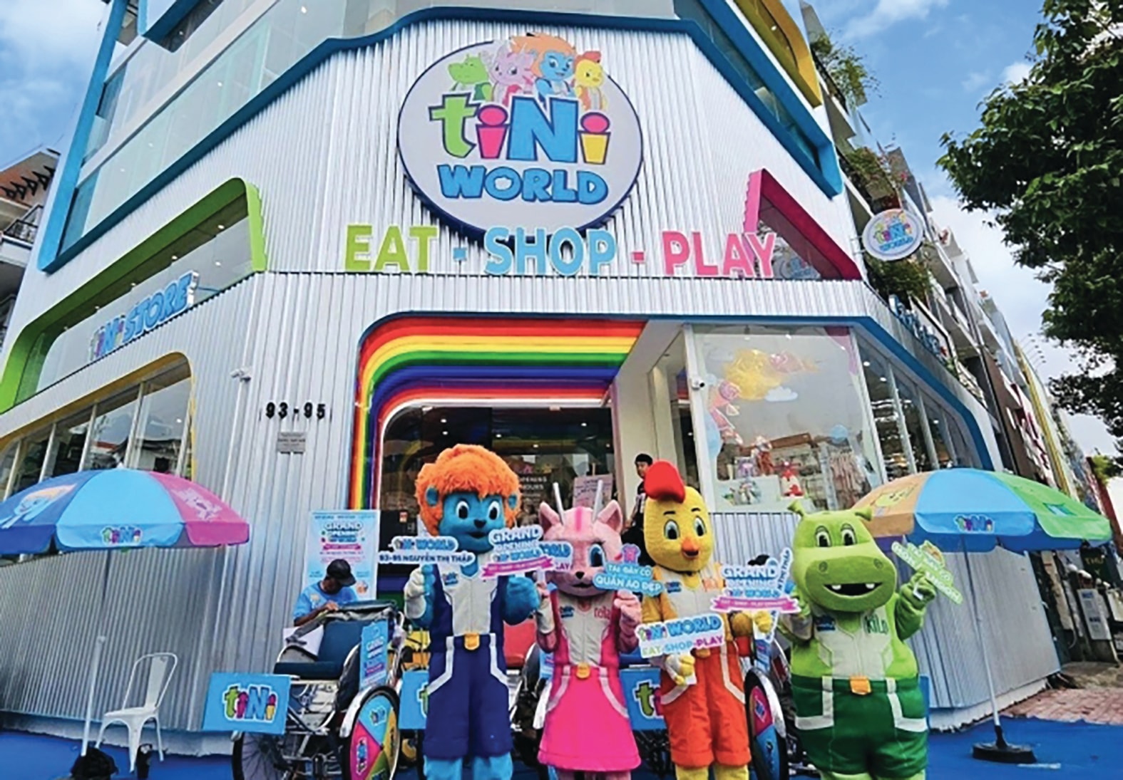  tiNiWorld Eat - Shop - Play với nhiều dịch vụ mới cho phụ huynh và trẻ nhỏ. Ảnh: tiNiWorld