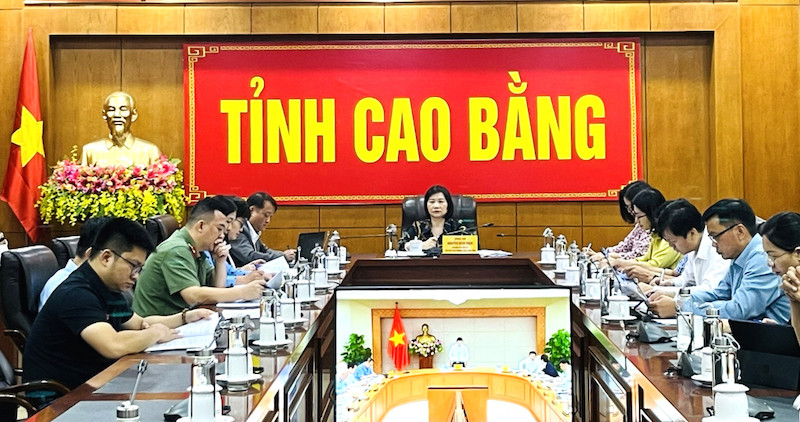 Buổi làm việc trực tuyến với các bộ, ngành, địa phương về hoàn thiện Kế hoạch thực hiện Quy hoạch điện VIII từ đầu cầu tỉnh Quảng Trị.