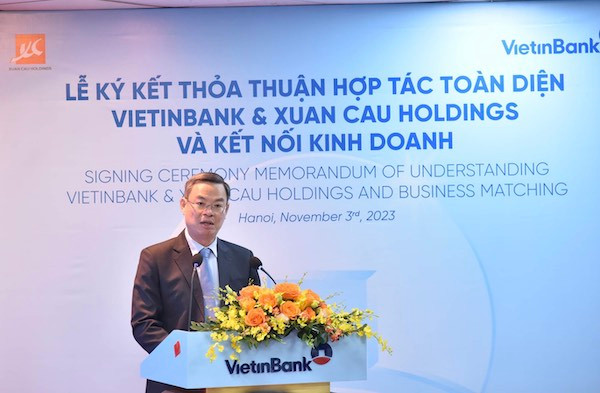 1.Ông Trần Minh Bình - Chủ tịch HĐQT VietinBank phát biểu tại buổi Lễ