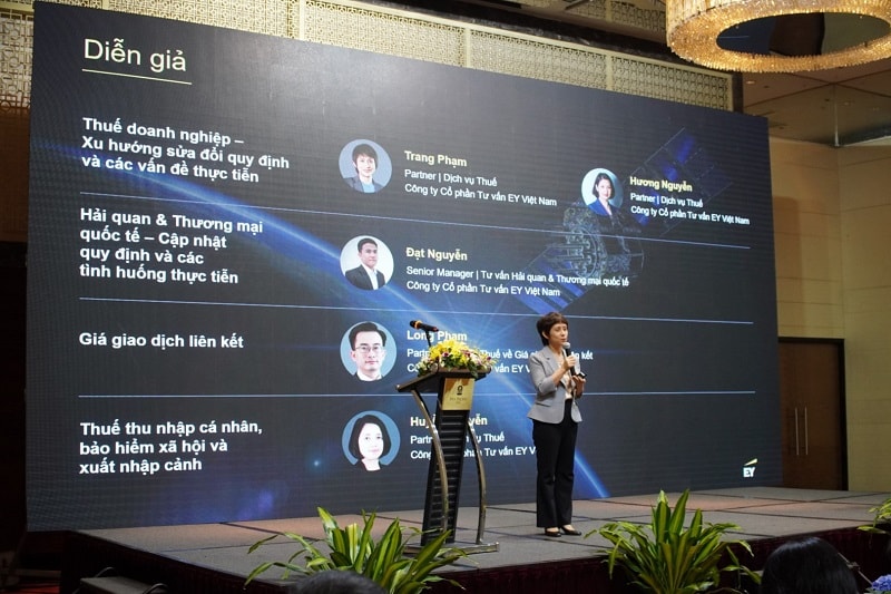 Chuyên gia EY Consulting VN trình bày các vấn đề thuế mà DN quan tâm 