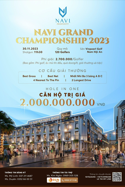 Giải Golf Navi Grand Championship trao giải thưởng Hole-In-One trị giá 2 tỷ đồng