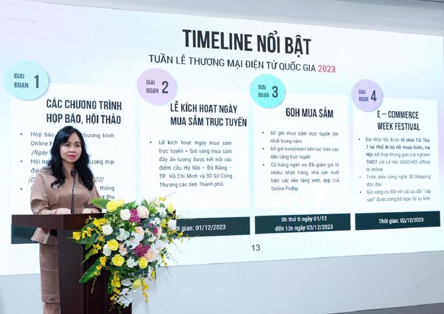 Cục trưởng Cục Thương mại điện tử và Kinh tế số Lê Hoàng Oanh