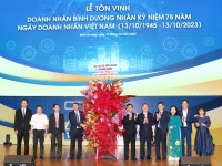 Bình Dương tôn vinh doanh nghiệp, doanh nhân