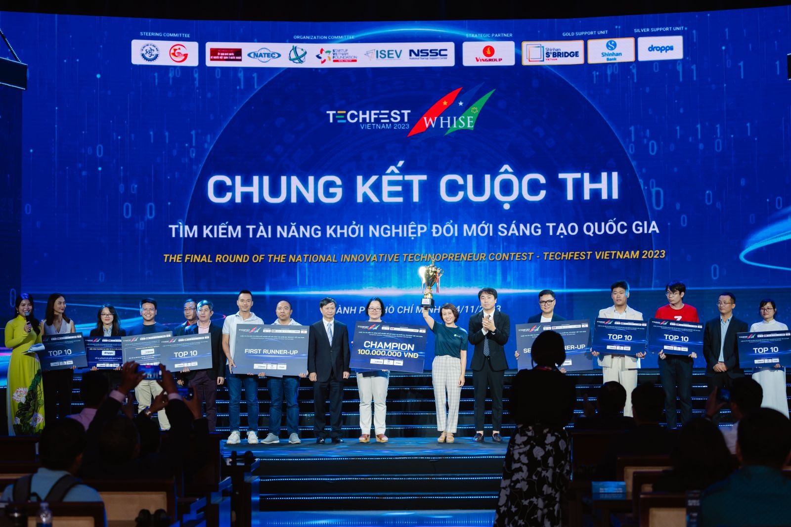 Chung kết Cuộc thi Tìm kiếm Tài năng Khởi nghiệp Đổi mới sáng tạo Quốc gia Techfest Việt Nam 2023.