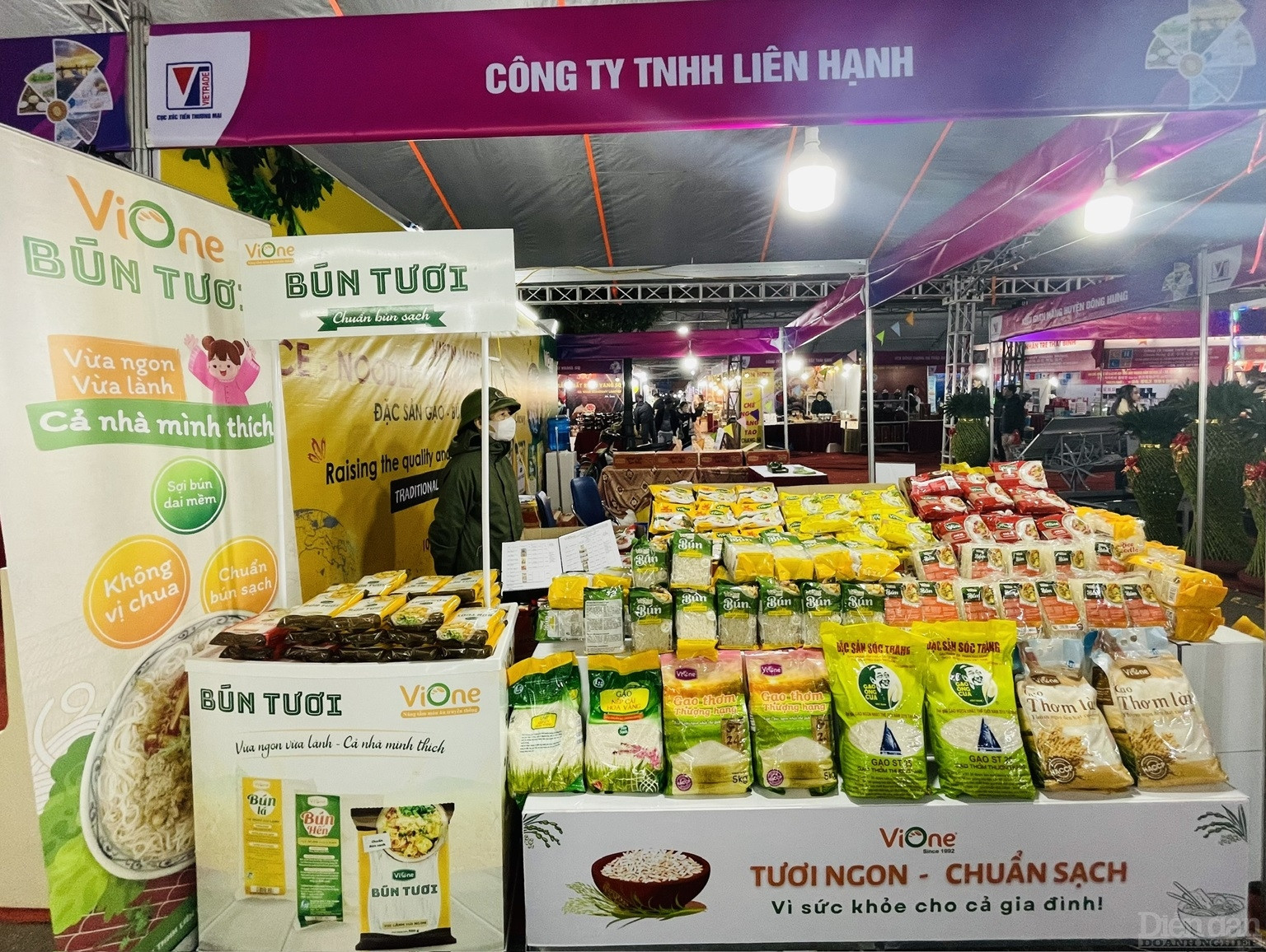 Sản phẩm bún tươi của công ty TNHH Liên Hạnh, TP Thái Bình