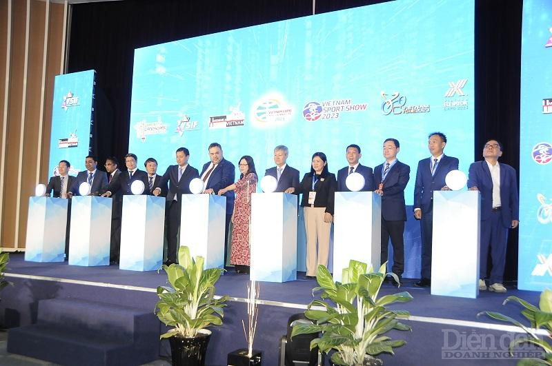 VIETNAM EXPO 2023 cũng đã chính thức khaiu mạc trước đó - Ảnh: Đình Đại.