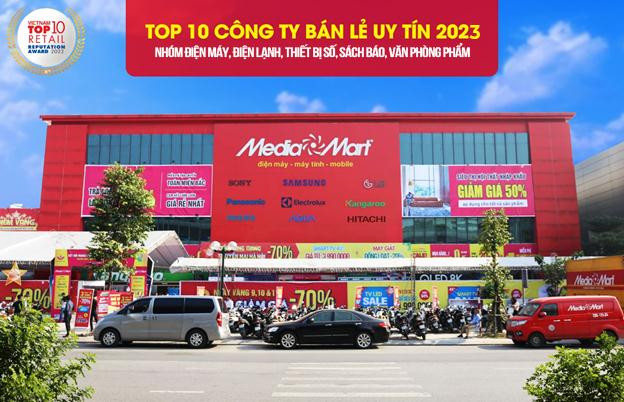 Chuỗi siêu thị điện máy MediaMart sở hữu hơn 400 cửa hàng toàn quốc