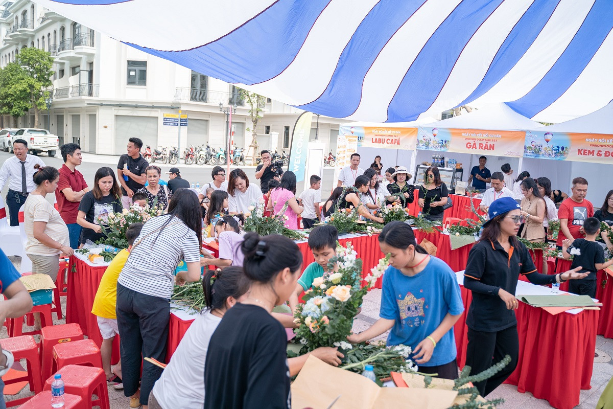 Sức sống mới của “quận Kinh đô” cũng được thể hiện qua những sự kiện gắn kết cộng đồng cư dân