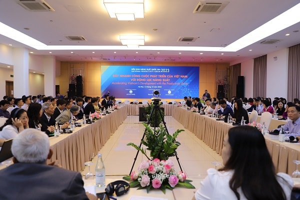 Toàn cảnh Diễn đàn năng suất quốc năm 2023.