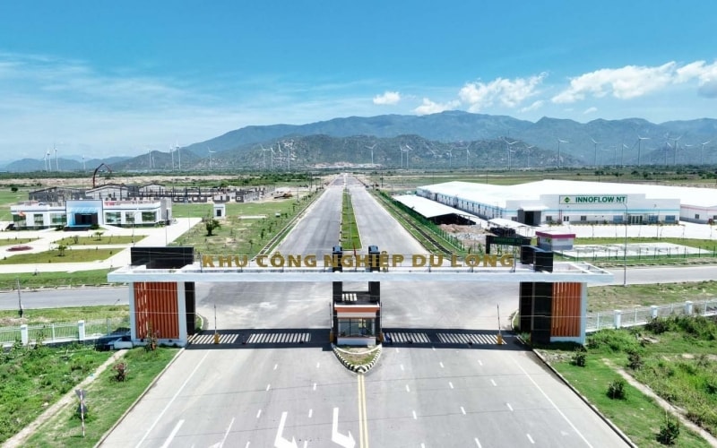 Khu công nghiệp Du Long tại huyện Thuận Bắc tỉnh Ninh Thuận.