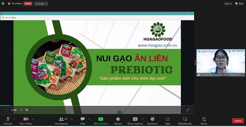 Dự án TOP 20 thuyết trình trong vòng thi Bán kết Chương trình Phát triển dự án Khởi nghiệp Quốc gia 2023