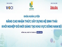 19/12: Chương trình tập huấn: Nâng cao nhận thức xây dựng hệ sinh thái khởi nghiệp đổi mới sáng tạo