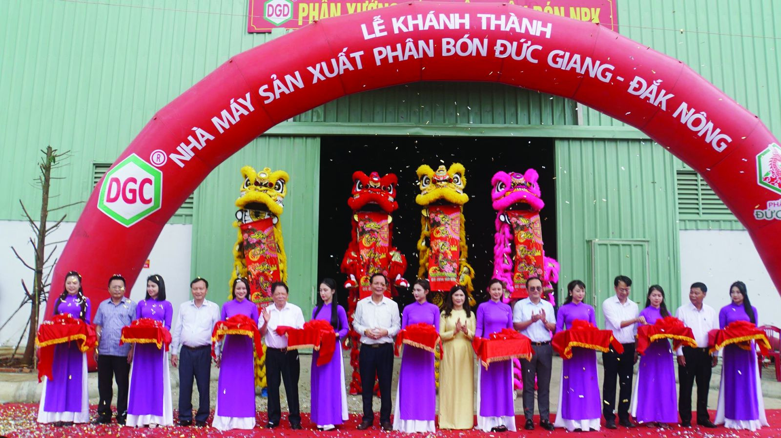  Khánh thành Nhà máy sản xuất phân bón Đức Giang.