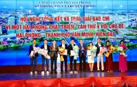 Trao giải Báo chí “Vì một Hải Phòng phát triển” lần thứ V