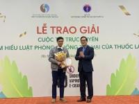 Trao giải Cuộc thi trực tuyến “Tìm hiểu Luật Phòng, chống tác hại của thuốc lá”