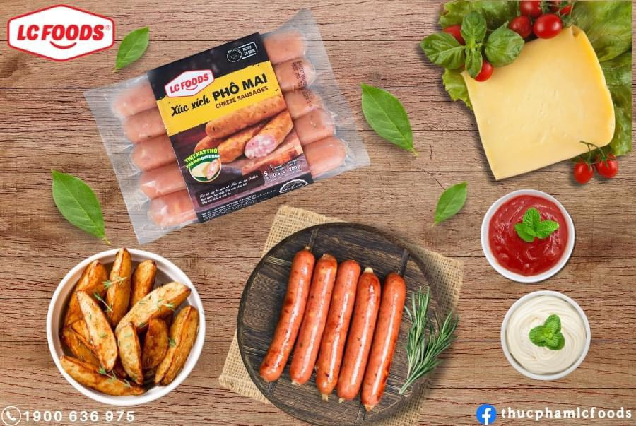 Bắt kịp xu hướng ẩm thực của giới trẻ, LC Foods đã cho ra mắt sản phẩm xúc xích phô mai với mùi vị nổi bật và ấn tượng. Sản phẩm đã lọt vào top 10 Tin dùng Việt Nam 2023.