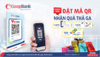 Co-opbank “Đặt mã QR - Nhận quà thả ga”