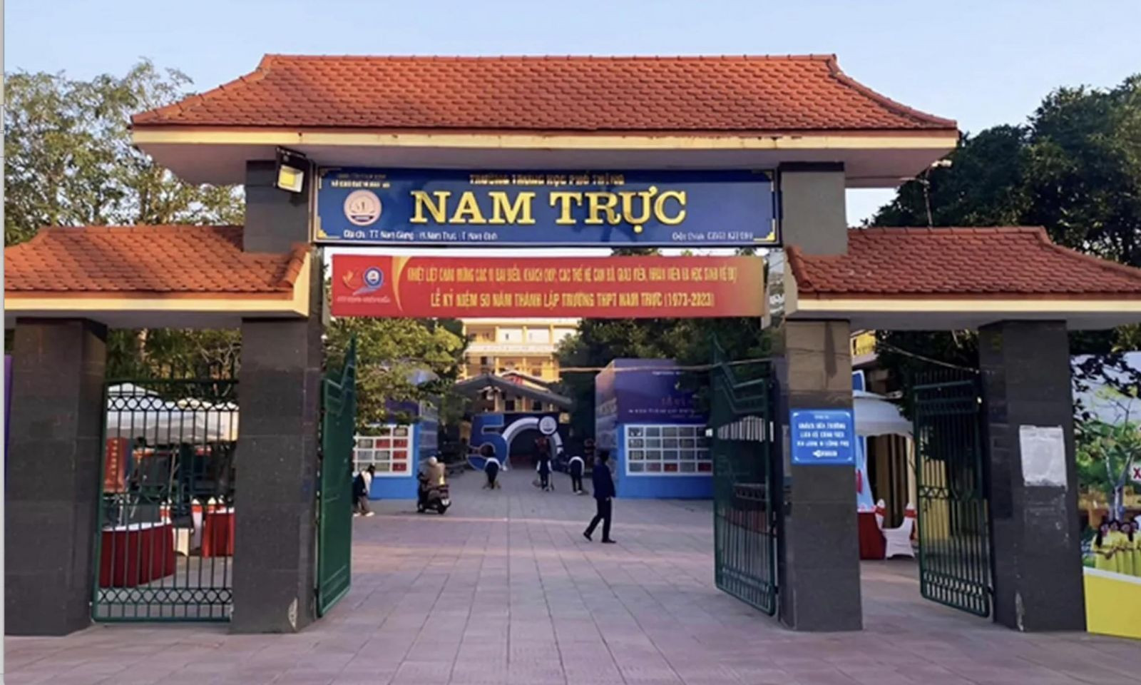 Trường THPT Nam Trực - nơi N.A.T theo học.