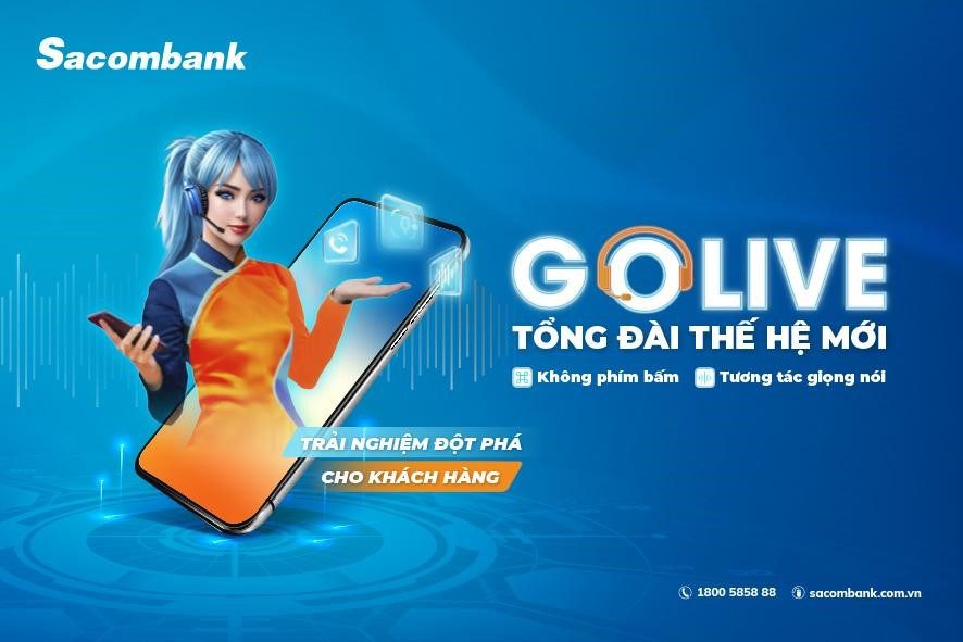 Sacombank ra mắt tổng đài thế hệ mới