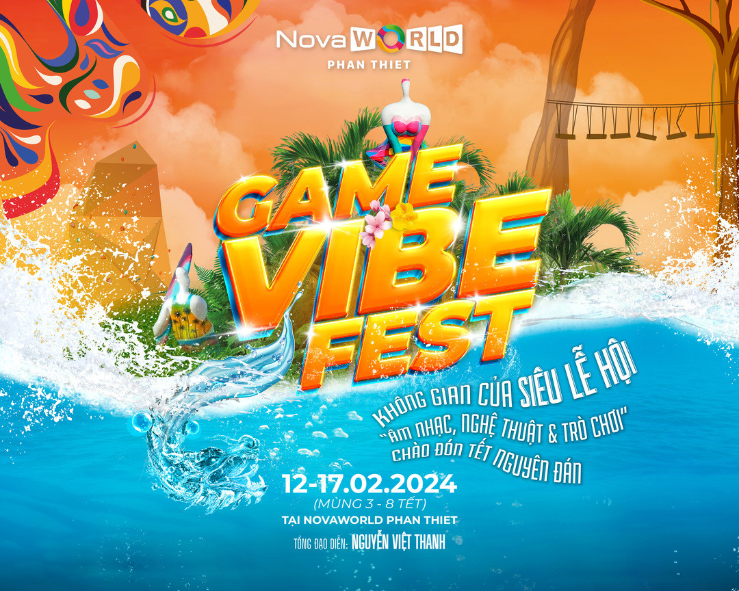 Vibe Fest sẽ diễn ra từ ngày 12 – 17 tháng 2 năm 2024 (mùng 3 đến mùng 8 Tết Giáp Thìn) tại NovaWorld Phan Thiet