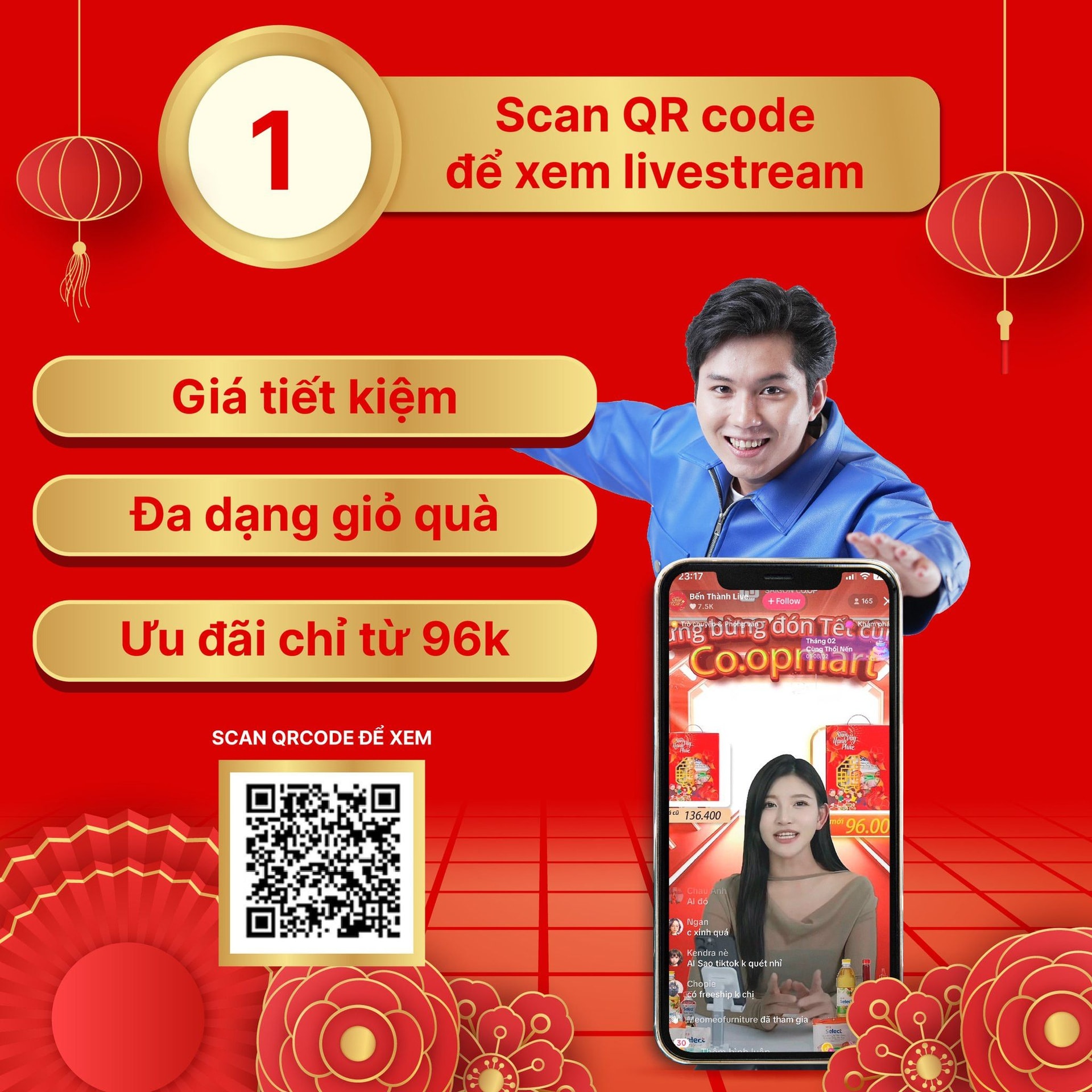 Saigon Co.op chính thức triển khai bán hàng trên kênh Tiktok từ ngày 25/01/2024. Bên cạnh đó, đơn vị này còn triển khai công nghệ AI hay còn gọi là “livestream bán hàng bằng người ảo”.