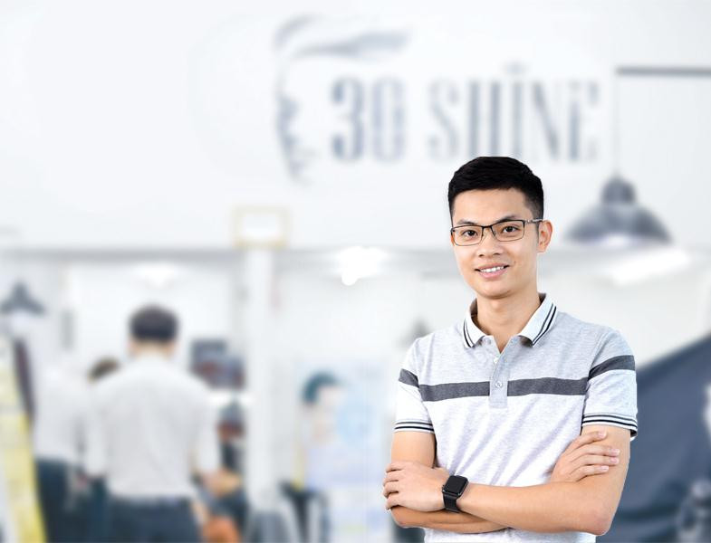 Hùng Bùi - đồng sáng lập kiêm Giám đốc Marketing của 30Shine.