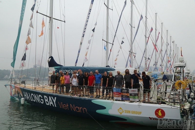đoàn đua của Cuộc đua Thuyền buồm vòng quanh thế giới (Clipper Round The World Race - Clipper Race) mùa giải 2023-2024 tại Quảng Ninh